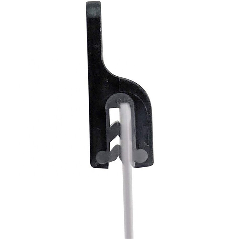 Black Gripper Rigid Single Card Holder, Multi Direction Badge Holder