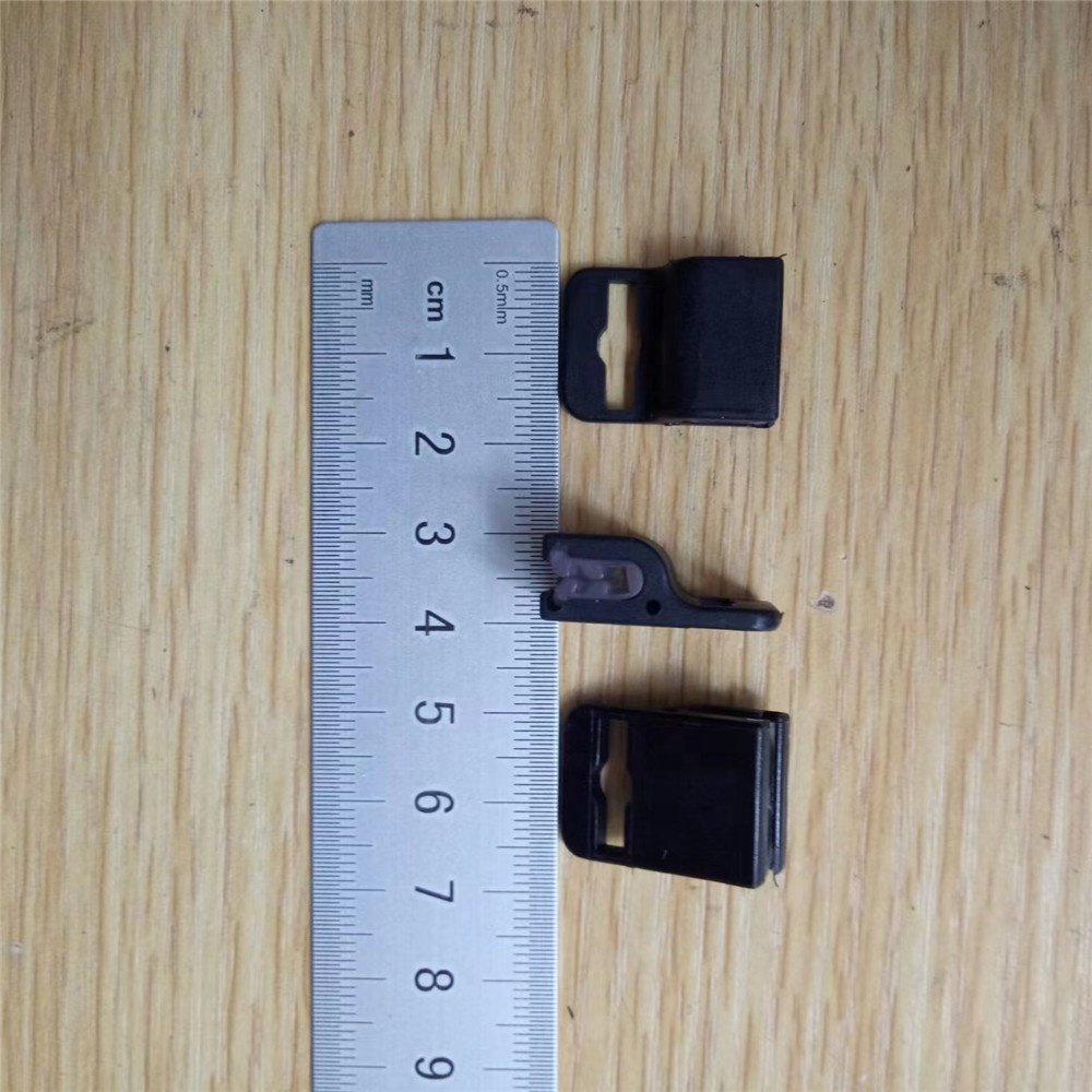 Black Gripper Rigid Single Card Holder, Multi Direction Badge Holder
