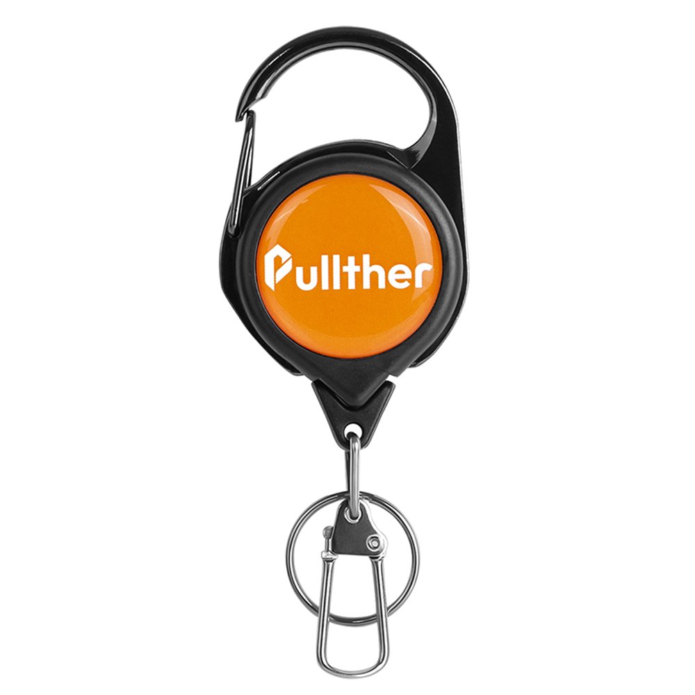 Fishing Retractor Quick Knot Tool Retractable Keychain Badge Holder Reel Gear Combo Nylon Cord