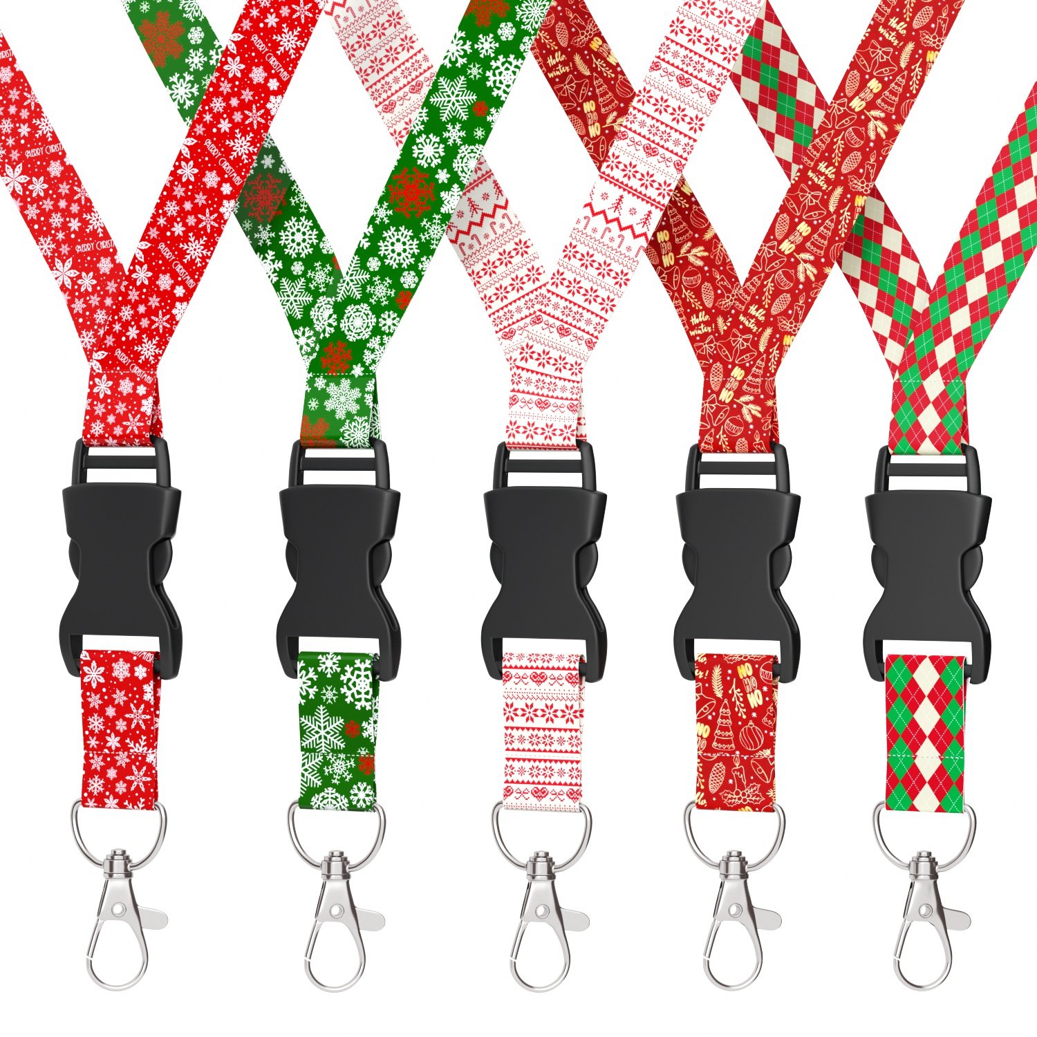 Christmas Gifts UV logo id card holder promotion items holder badge sublimation polyester lanyard for festival