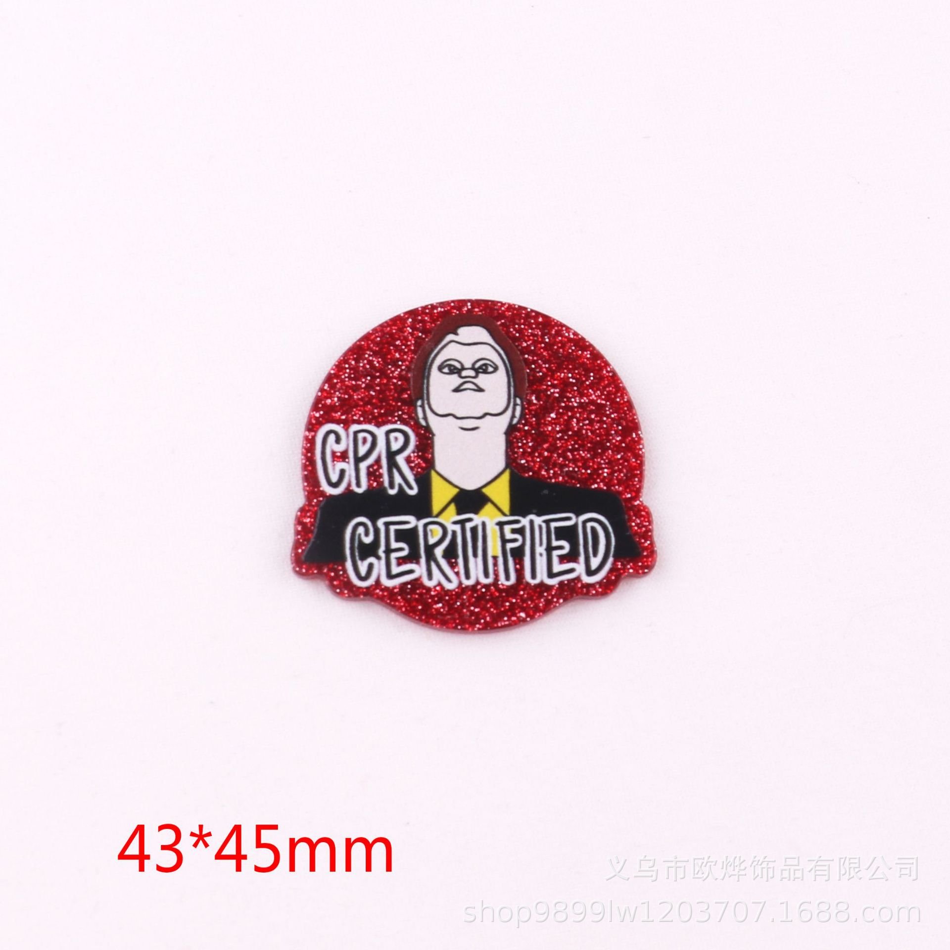 Acrylic Fatback for Nurse Badge Reels Nurse Gifts for Christmas Retractable ID for Nurses Doctor Student Hospital