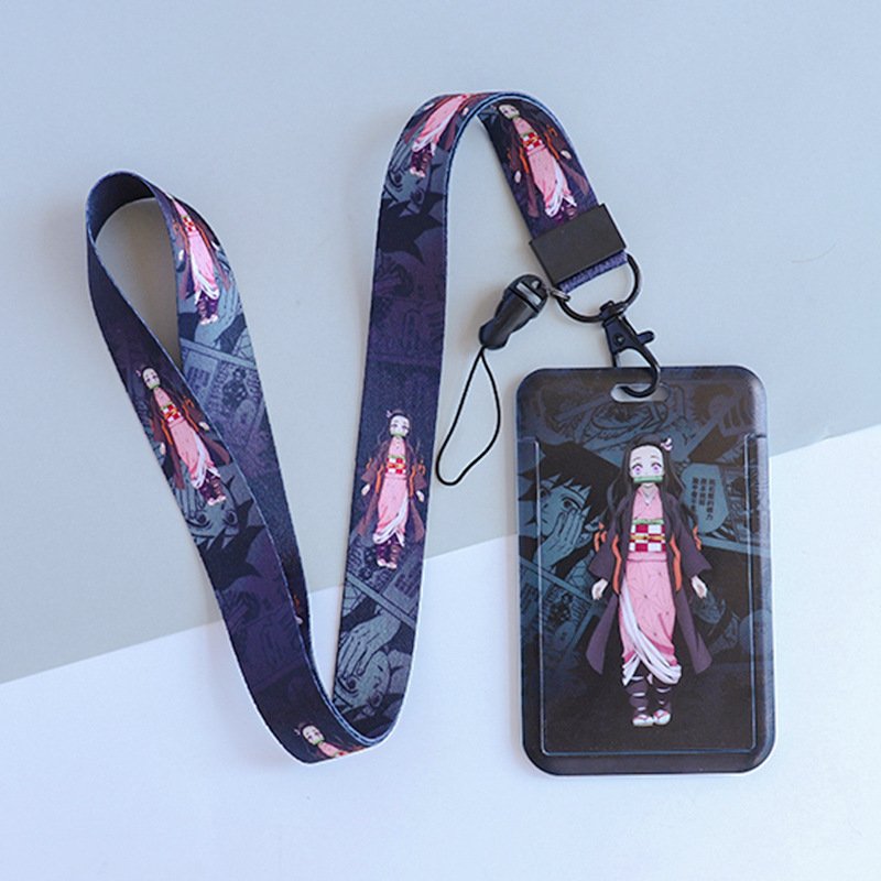 Popular Anime Dragon Ball One Piece Demon Slayer Itachi Chainsaw Man SPY FAMILY Jujutsu Kaisen ID Card Badge Holder Lanyards