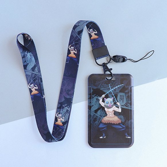 Popular Anime Dragon Ball One Piece Demon Slayer Itachi Chainsaw Man SPY FAMILY Jujutsu Kaisen ID Card Badge Holder Lanyards