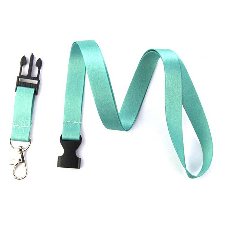 Heat Transfer Lanyards Id Badge Holder Custom Plain Color Lanyards Necklace With Metal Hook No Minimum Order