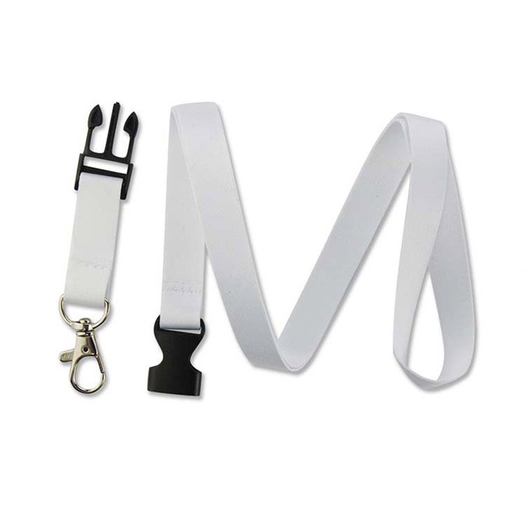 Heat Transfer Lanyards Id Badge Holder Custom Plain Color Lanyards Necklace With Metal Hook No Minimum Order