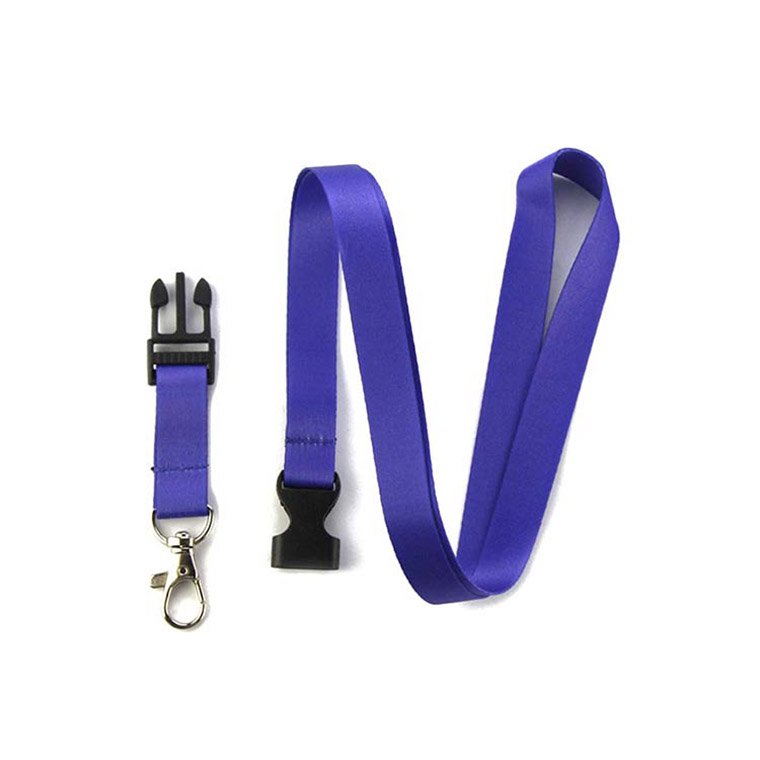 Heat Transfer Lanyards Id Badge Holder Custom Plain Color Lanyards Necklace With Metal Hook No Minimum Order