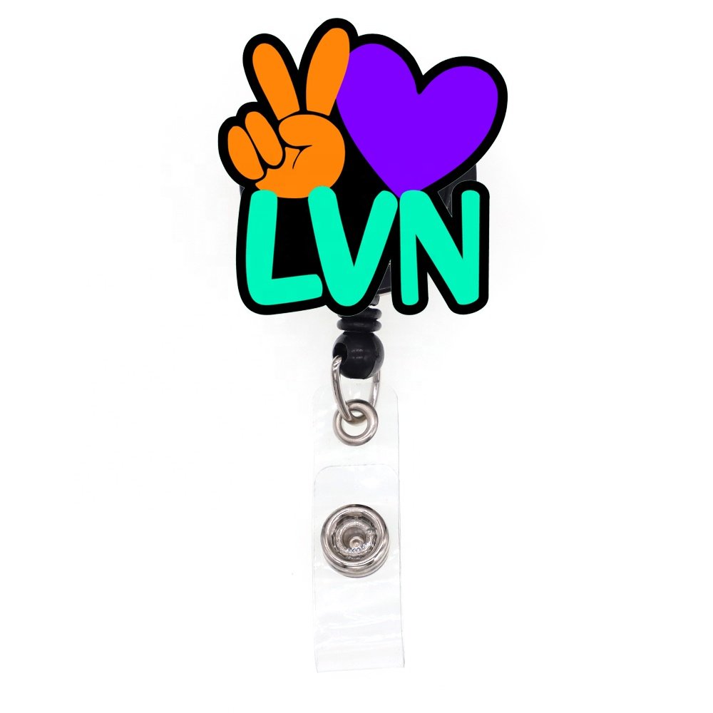 Medical Series LPN CNA MA RN RT LVN Nursing Student Badge Reel For Nurse Accessories Scrub Life Badge Holder Hospital Gift