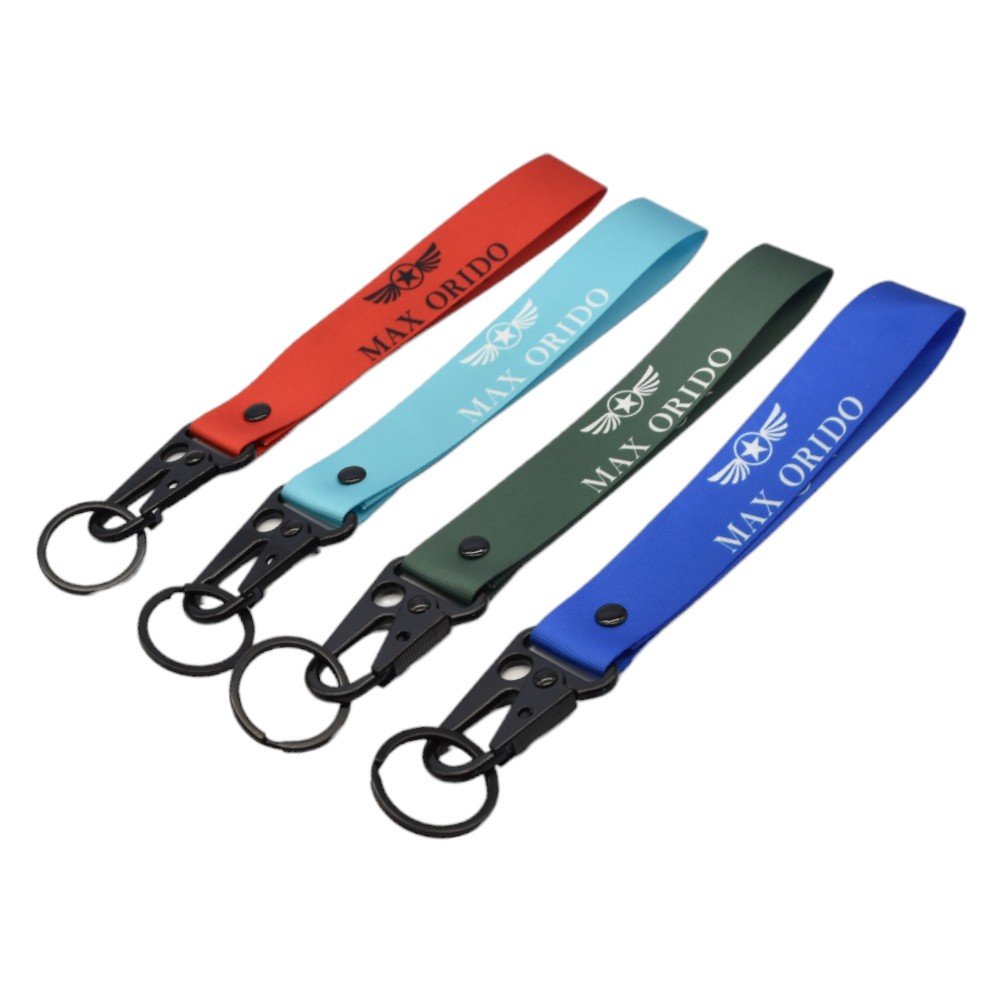 Manufacturer custom logo neck promotional lanyards printed polyester lanyards with id card badge holder
