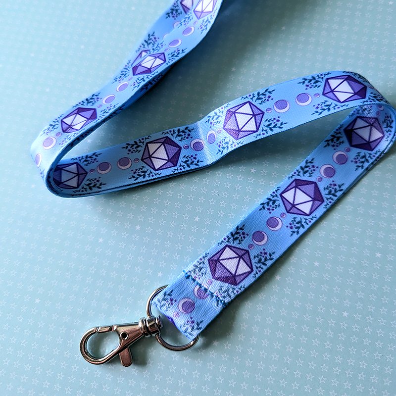 factory hot-sale popular designs adjustment kawaii printing Nylon Key Neck Strap Anime Long Keychain Lanyard