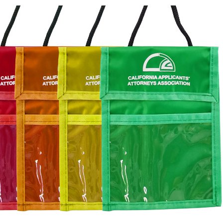 Promotional gift various size decoration customize badge holder with silk printing
