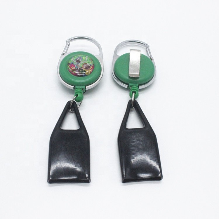 2020 Hot Selling New Style Carabiner Retractable Pull Reel Badge Holder Lighter Holder