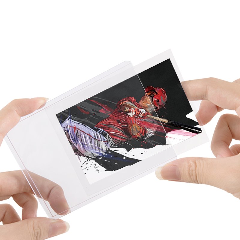 Kpop Card holder Sports Fashion Collect Game Trading Card Sleeves Crystal Clear Seventeen BTS Soft Penny Card Sleeve Protector