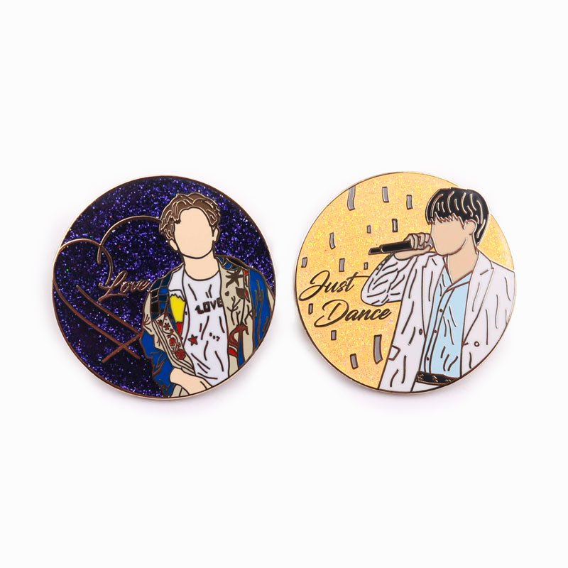 Id Badge Holder Button Badge Amg Kpop Pins Herd Enamel Artware