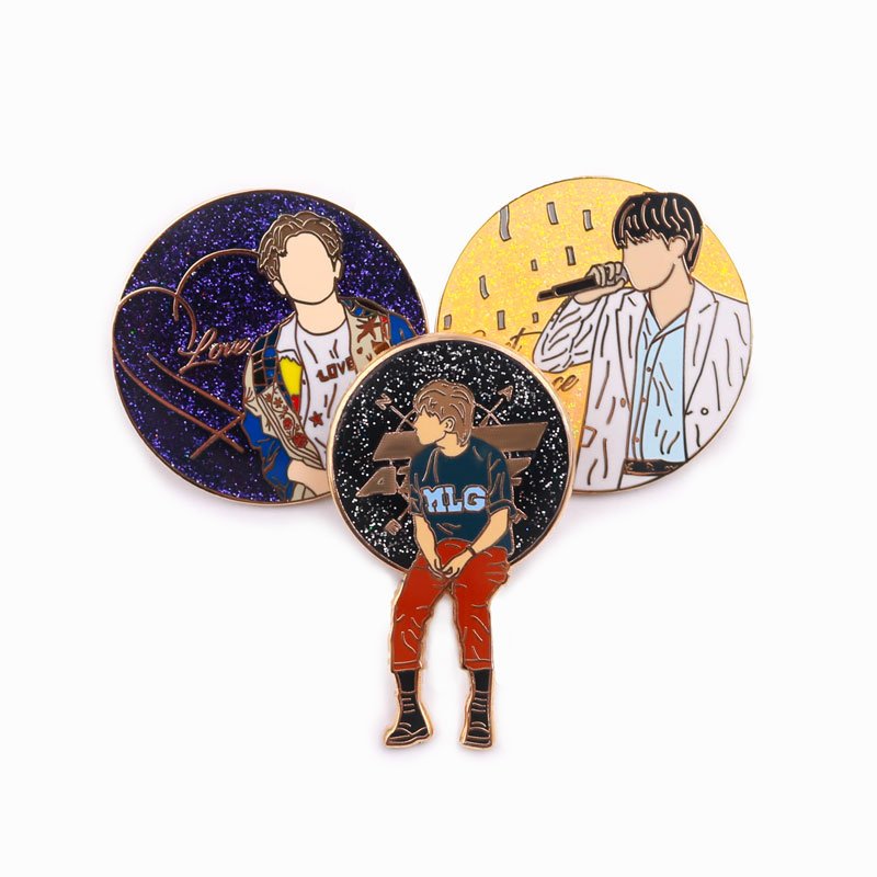 Id Badge Holder Button Badge Amg Kpop Pins Herd Enamel Artware