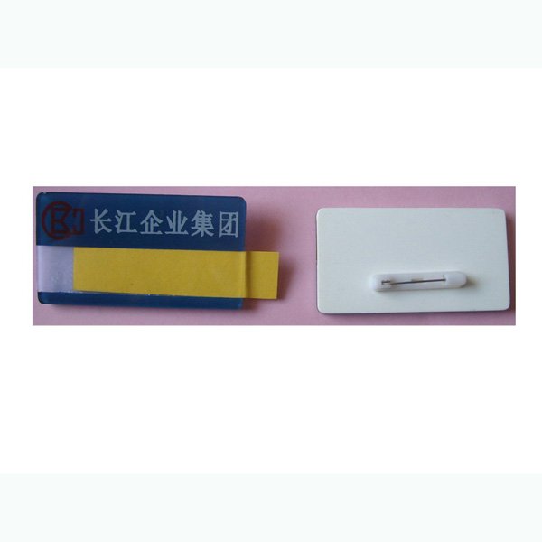 Oem Artigifts Manufacturer No Minimum Sublimation Custom Logo Plastic Name Badge Magnetic Name Badge
