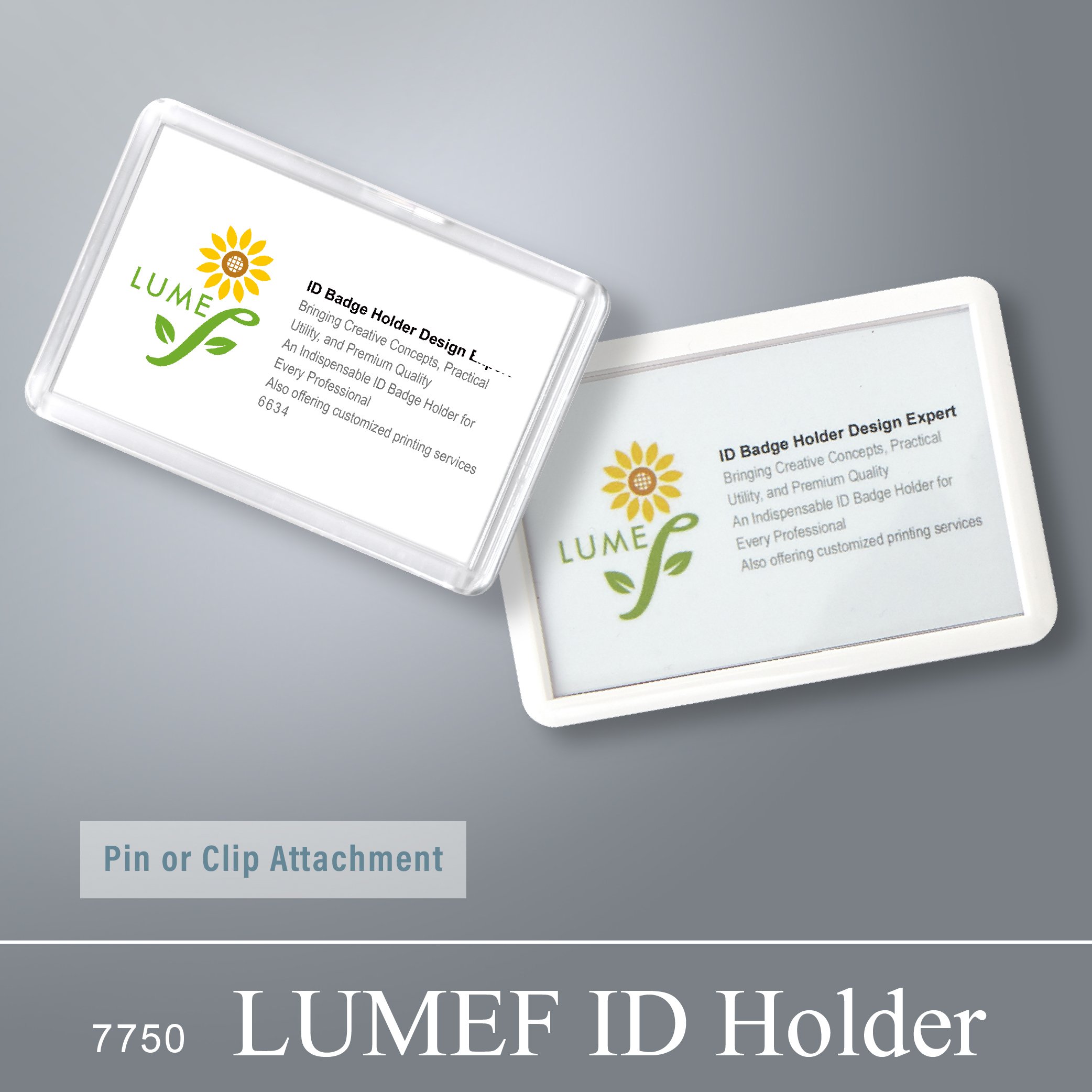Name Badge Holders with ID Card Clip: Wholesale Detachable Badge Holders for Secure Identification