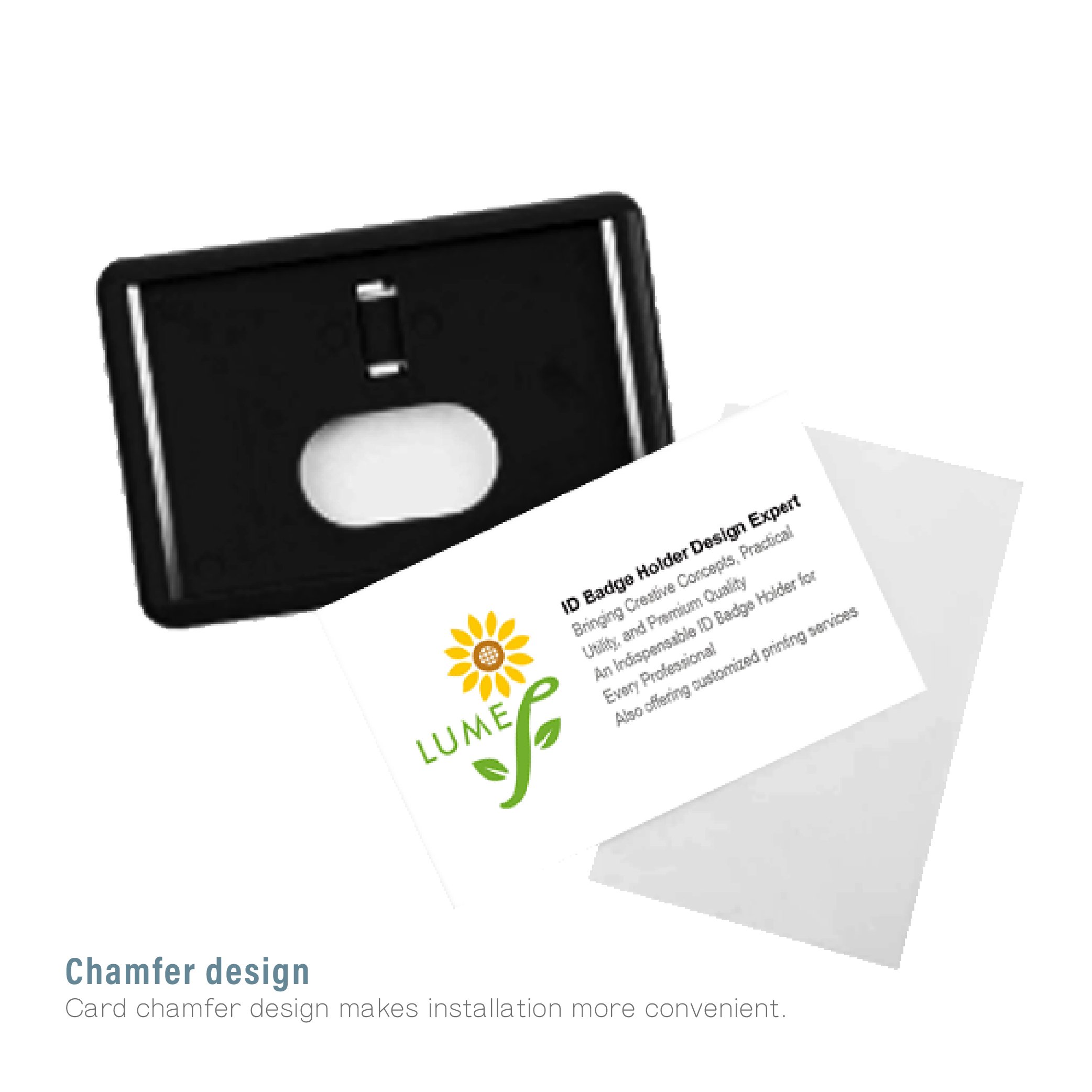 Name Badge Holders with ID Card Clip: Wholesale Detachable Badge Holders for Secure Identification