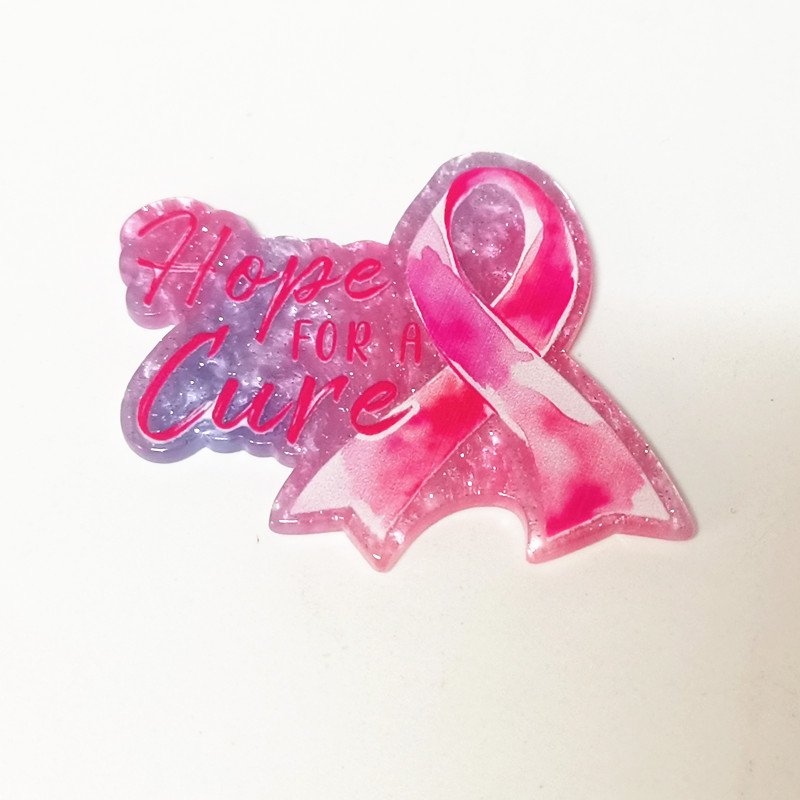 acrylic Custom design badge holder for nurse gift accessories badge reel acrylic diy patch brooch no Badge Holder