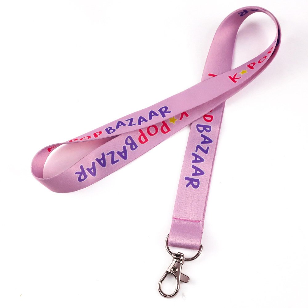 Custom polyester lanyard with id card badge holder customised lanyards for cell phone