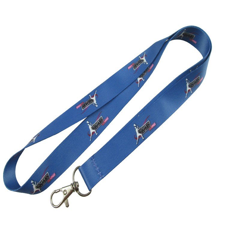 Custom Logo Designer Anime Woven Satin Nylon Polyester Lanyards Sublimated Printing Blank Neck ID Badge Card Holder