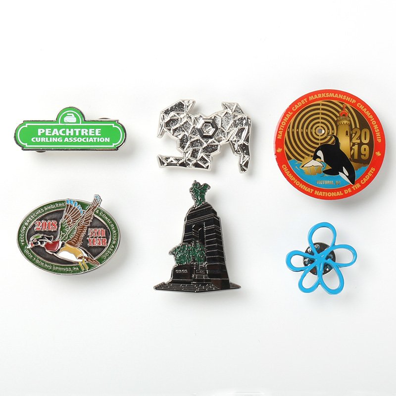 Golden Supplier China Personalized Cheap Custom Made Metal 3D Holder Beautiful Colorful Lapel Pin Badge