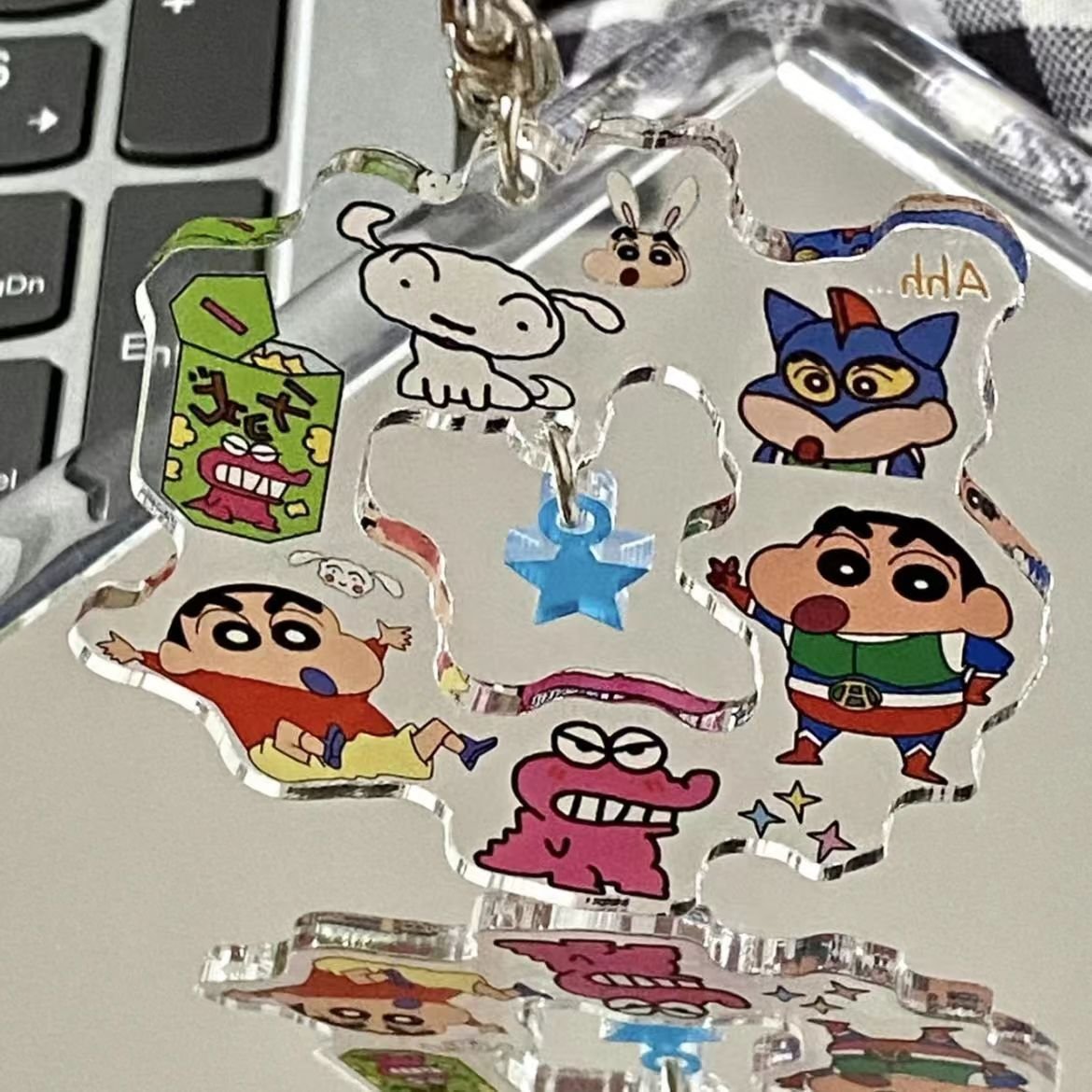 Japanese Anime Character Family Custom Acrylic Key Chain Factory Source Plastic Keychains Wholesale Fast Delivery Small Batch