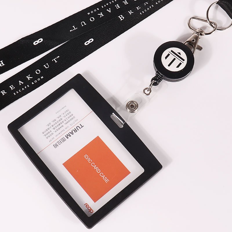 Personalised Polyester custom bright color sublimation heat transfer printing keychain lanyards with neck id badge card holder