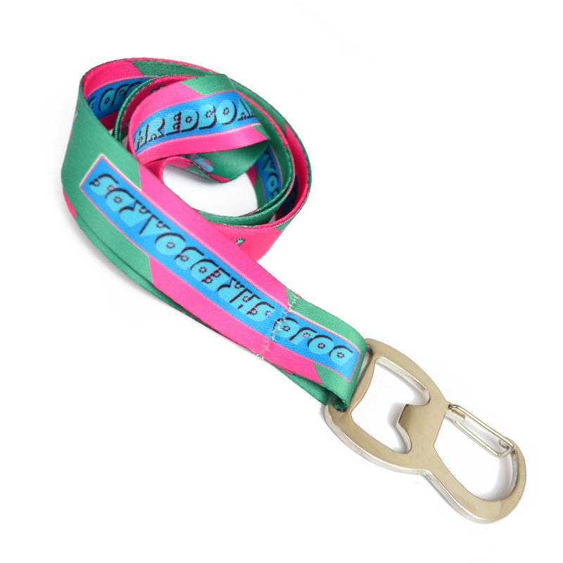 Factory Custom Full Color Personalized Lanyards With Logo Sublimation Custom Printed Polyester Lanyard Neck Strap