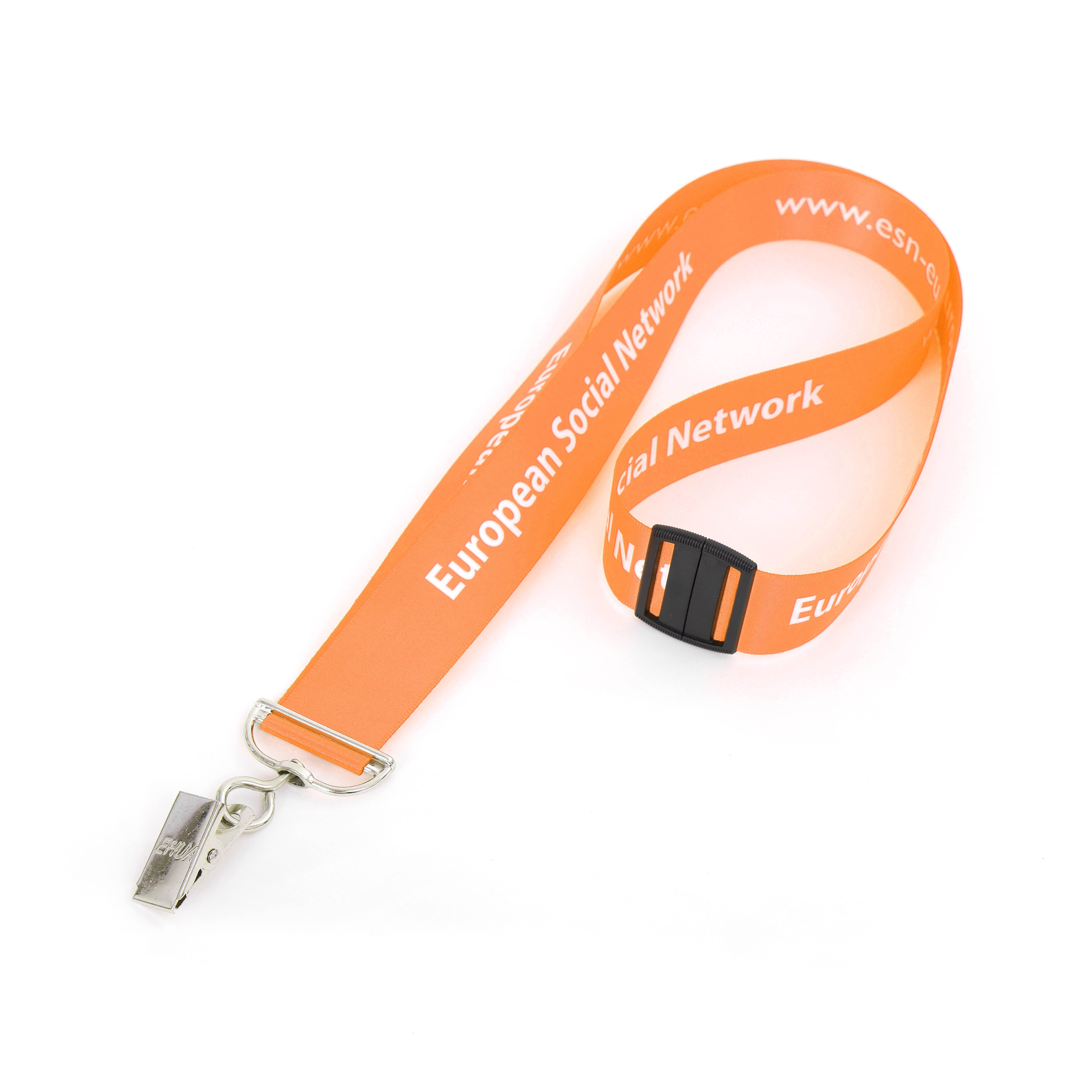 15mm lanyard nurse Detachable Custom Lanyard Keychain Neck Strap Clip EHUA Ergonomics Seamless Anime Lanyard for Trade Show