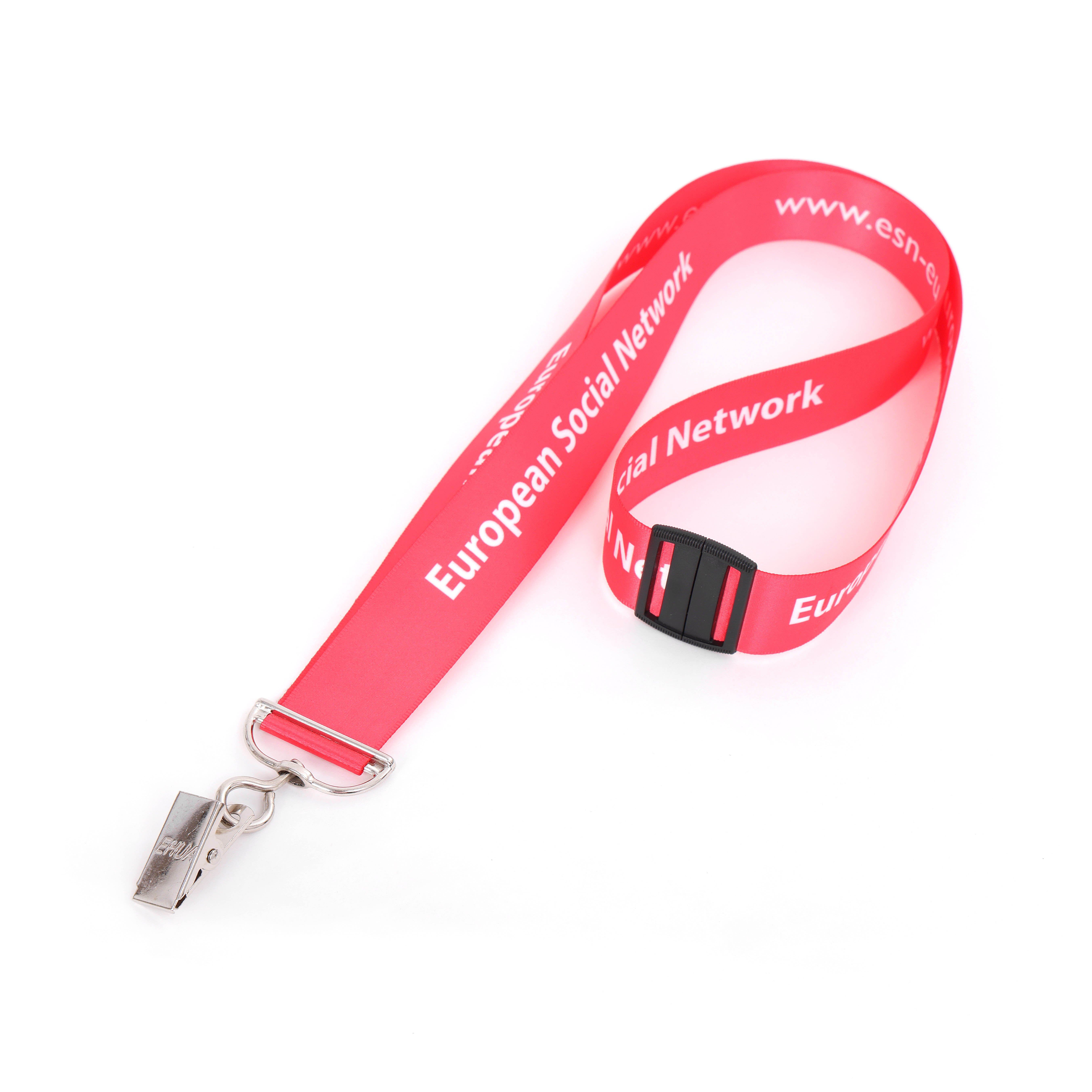 15mm lanyard nurse Detachable Custom Lanyard Keychain Neck Strap Clip EHUA Ergonomics Seamless Anime Lanyard for Trade Show