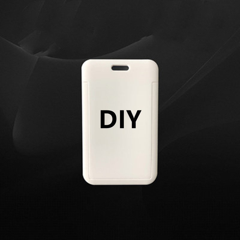 Badge Horizontal And Vertical Id Cards Holders Custom Pattern Any Number Of Customization Logo Oem With Short Rope