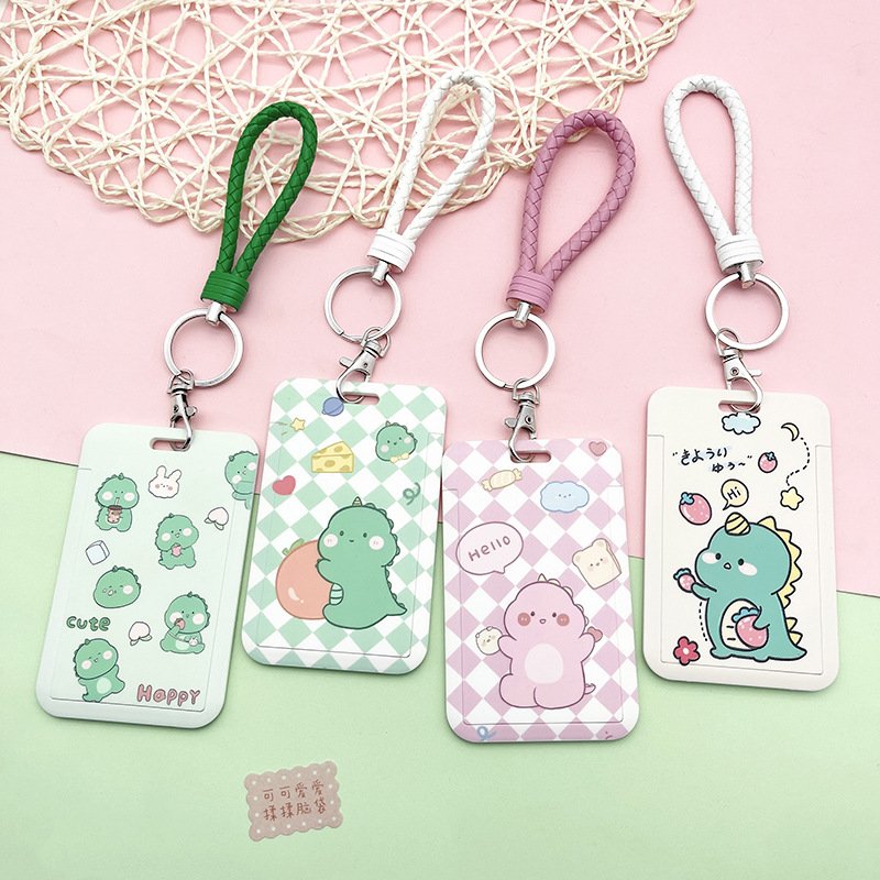 Badge Horizontal And Vertical Holders Cute Dinosaur Cartoon Card Holder Oem Customized Tournament Chess Oem