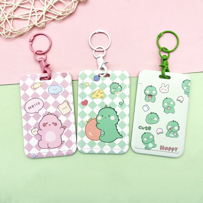 Badge Horizontal And Vertical Holders Cute Dinosaur Cartoon Card Holder Oem Customized Tournament Chess Oem