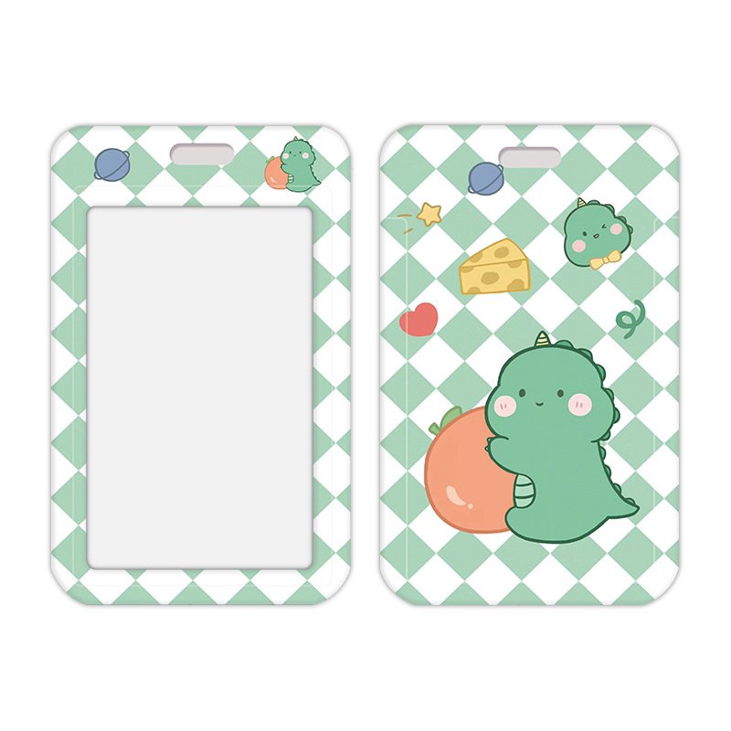 Badge Horizontal And Vertical Holders Cute Dinosaur Cartoon Card Holder Oem Customized Tournament Chess Oem