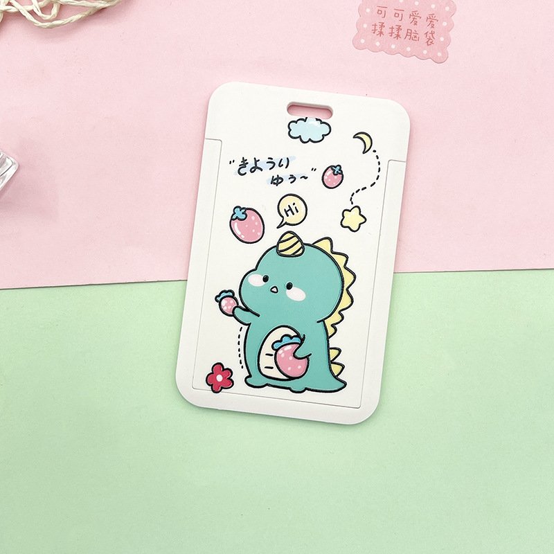 Badge Horizontal And Vertical Holders Cute Dinosaur Cartoon Card Holder Oem Customized Tournament Chess Oem