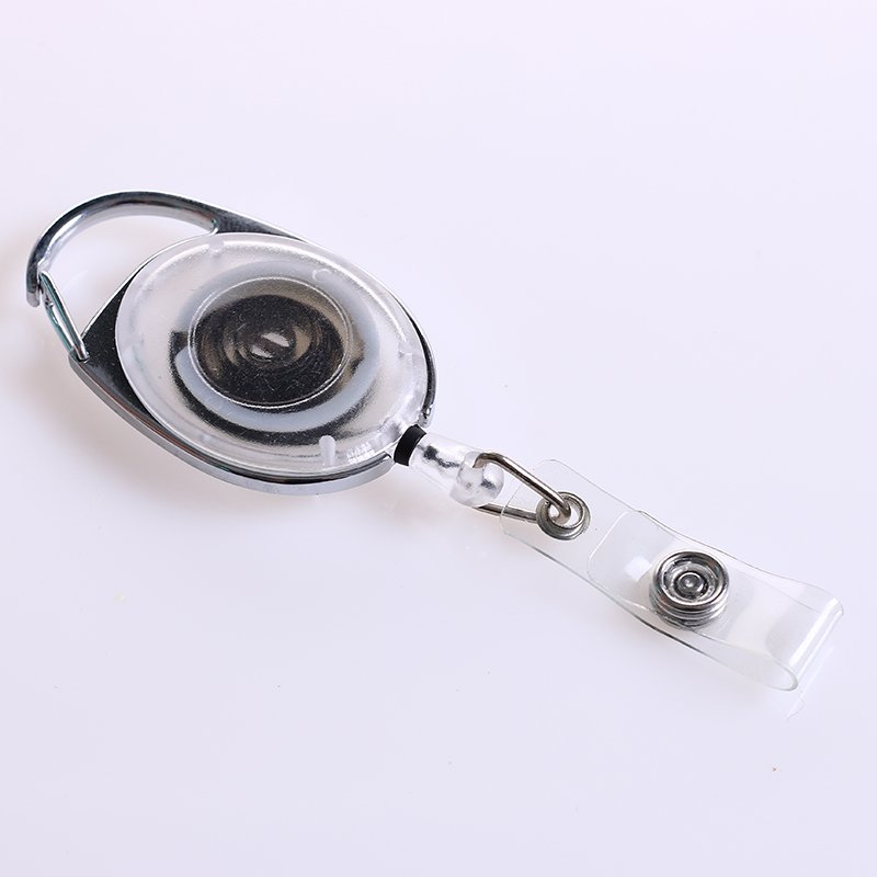 QORI Retractable Badge ID Card Holders With Carabiner Reel Clip