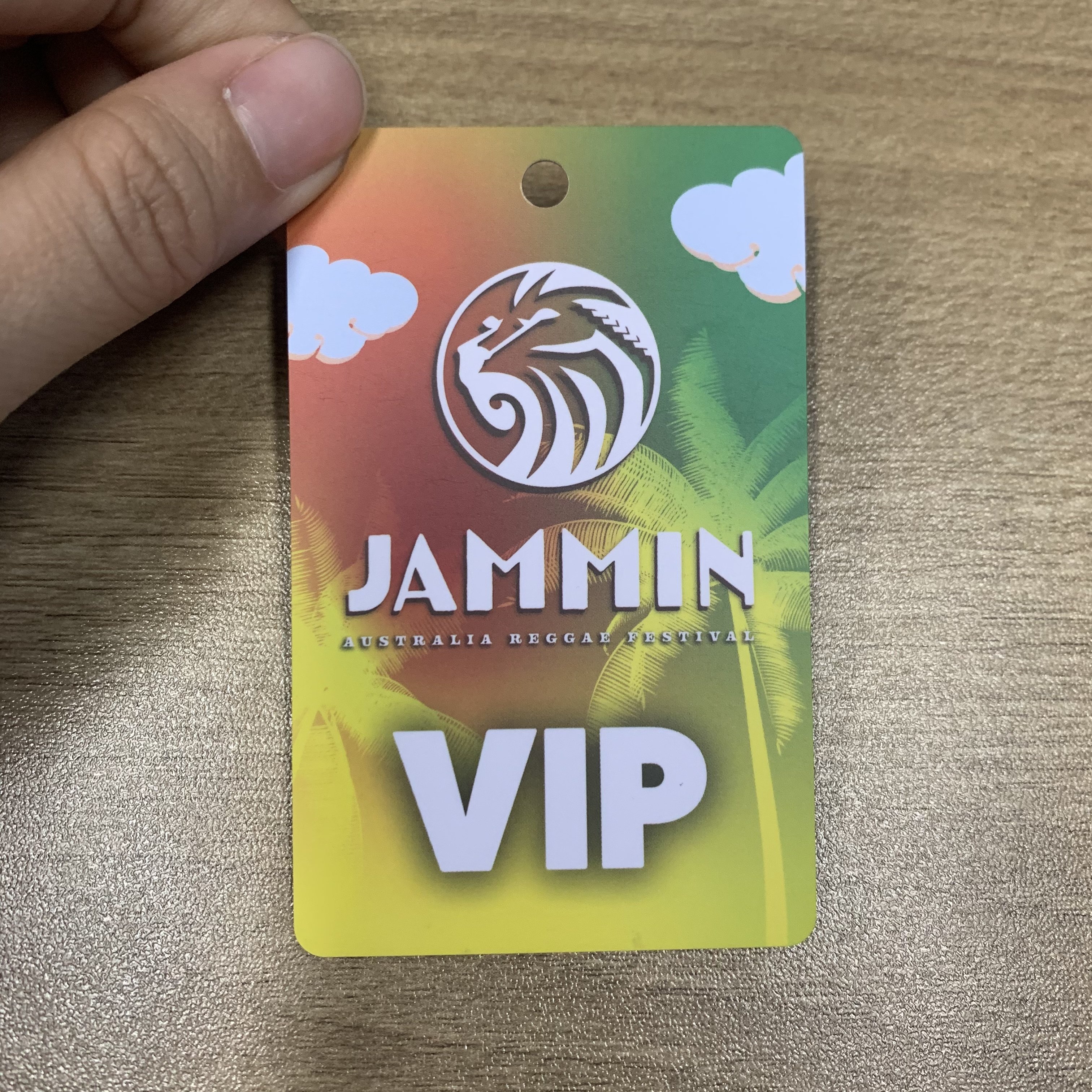 High Quality Clear Badge Holder Plastic Card Green Color pvc Card