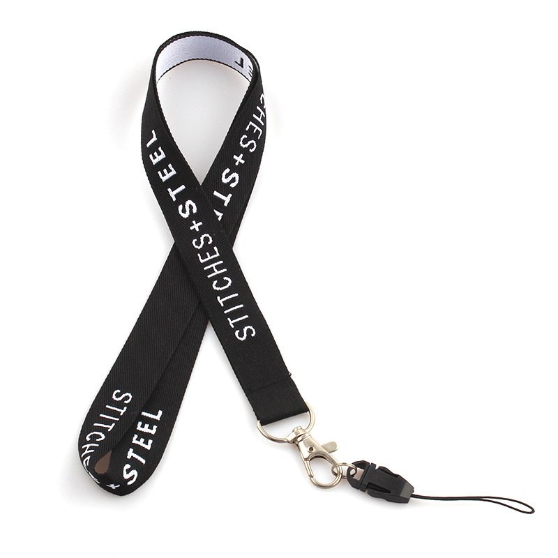 Custom Printed Lanyard For Keys Full Color Design Badge Holder & Staff Cards