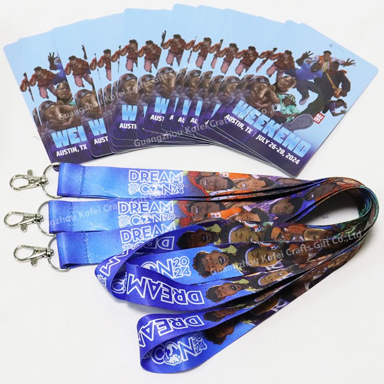 Factory Cheap Custom Printing Logo Retractable Lanyard With ID Card Badge Holder