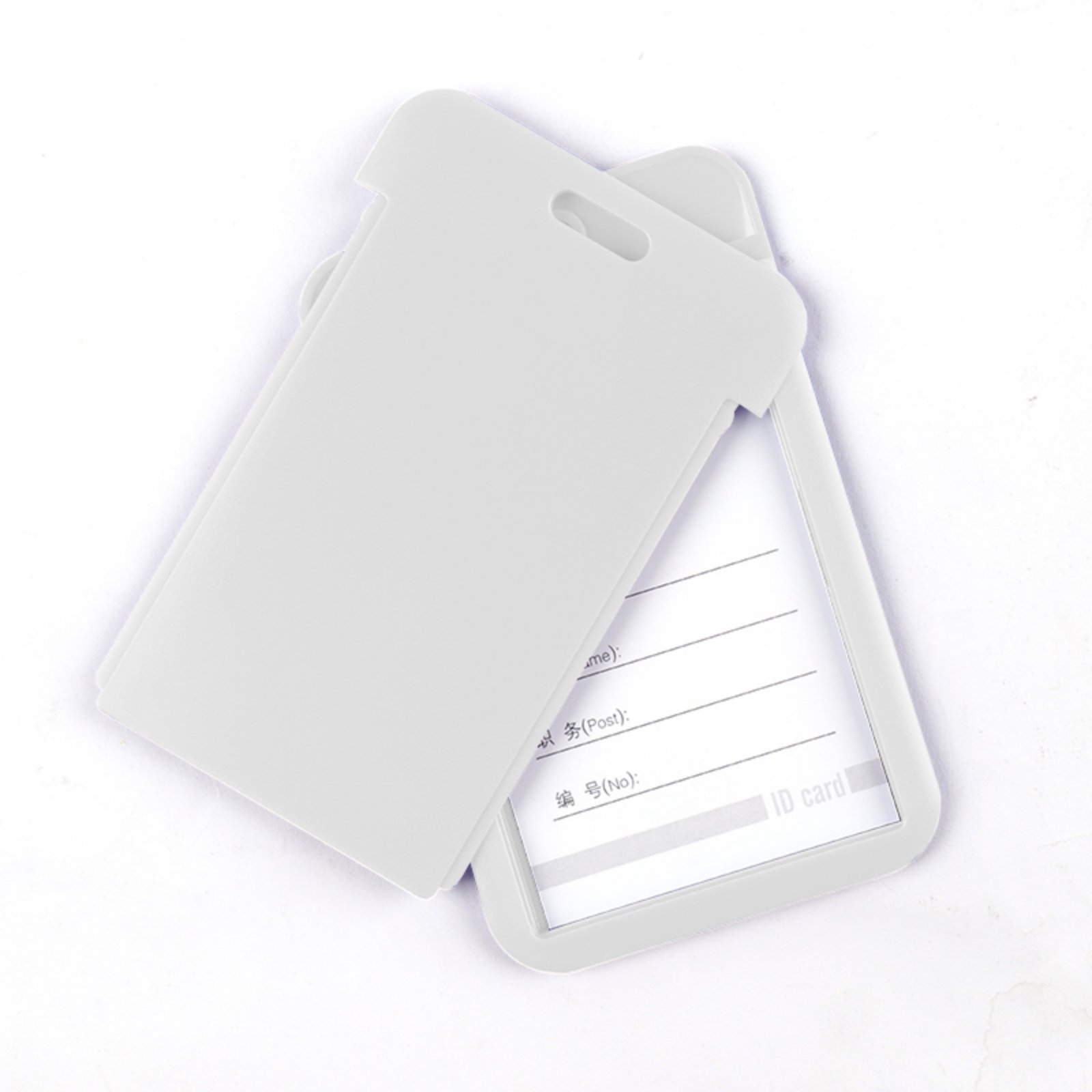 ID Badge Holder with Lanyard, Plastic Id Card Holders for Badges, Id Case with Lanyard Name Tag Holder for School,Work