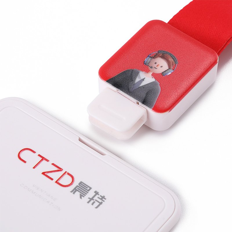 Factory Wholesale Blank Promotional Sublimation Polyester Quality Custom Neck Strap with Badge Holder