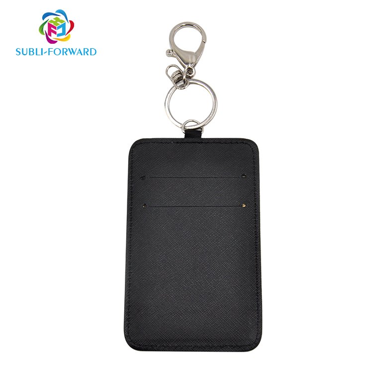Subli-forward Card Holder Wallet Case Card Pouch for Women and Men ID Badge Holder Sublimation Blank PU Leather Badge Holder