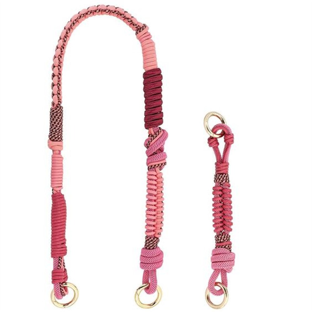 Colors Macrame Lanyard Handmade Phone Accessories Cute ID Work Badge Holder Floral Key chain Strap Design Decoration