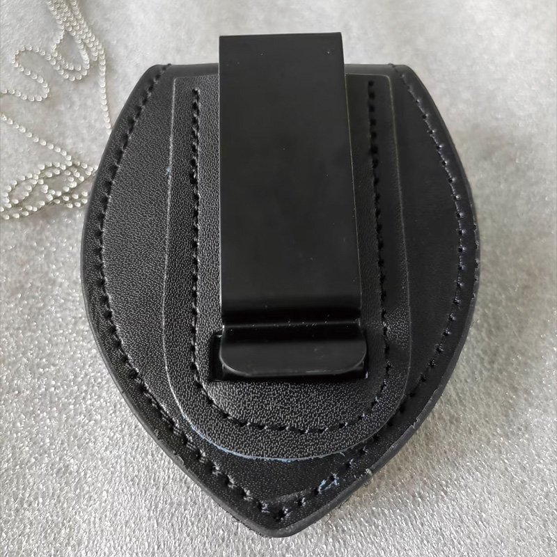 Wholesales Custom Metal Security Guard Hat Miami Department Arm Badge Holder