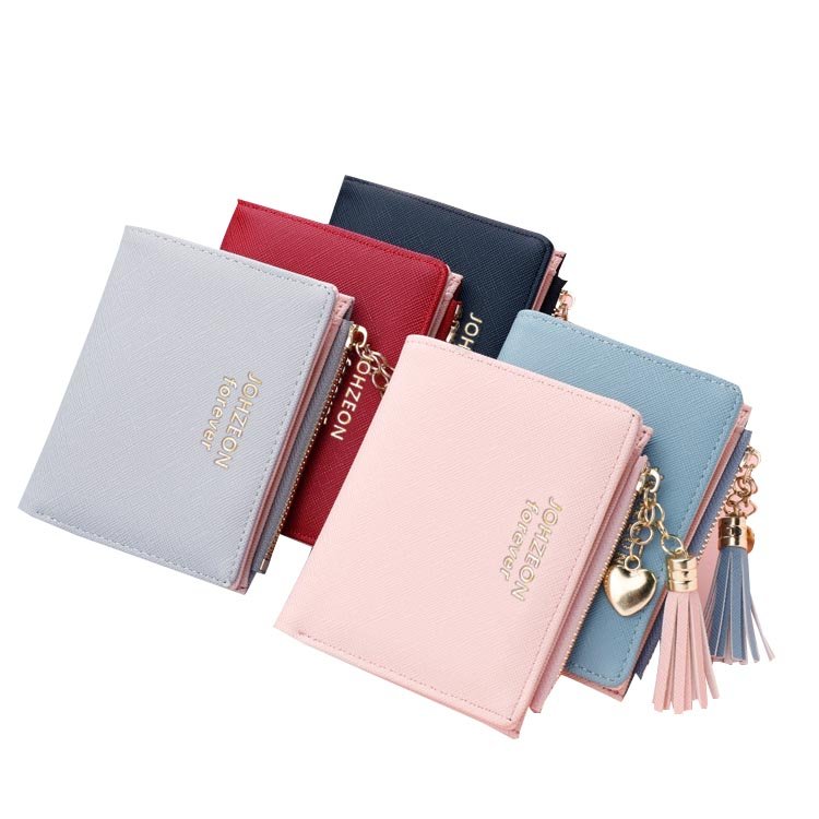 Mini Women Short Card Wallet Leather Business Credit Card Holder Bank Cards Holder Female Slim Minimalist Wallet