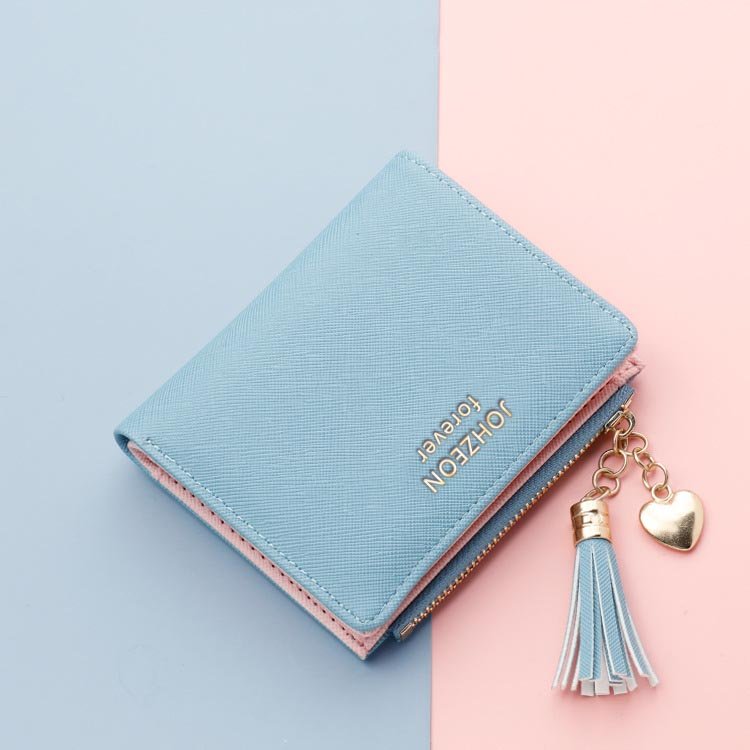 Mini Women Short Card Wallet Leather Business Credit Card Holder Bank Cards Holder Female Slim Minimalist Wallet