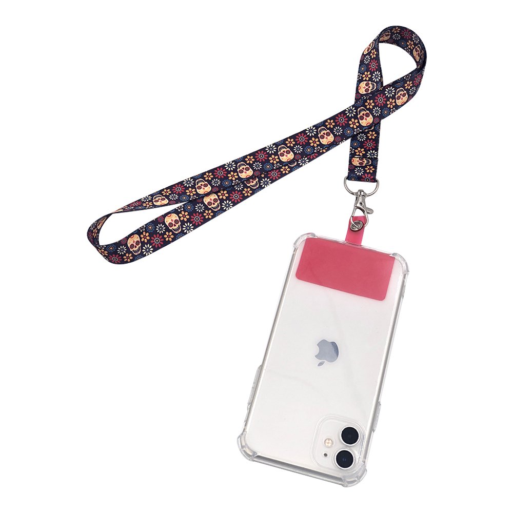 Hot Sale Universal Sublimation Lanyard Phone Neck Lanyard With ID Card Badge Holder