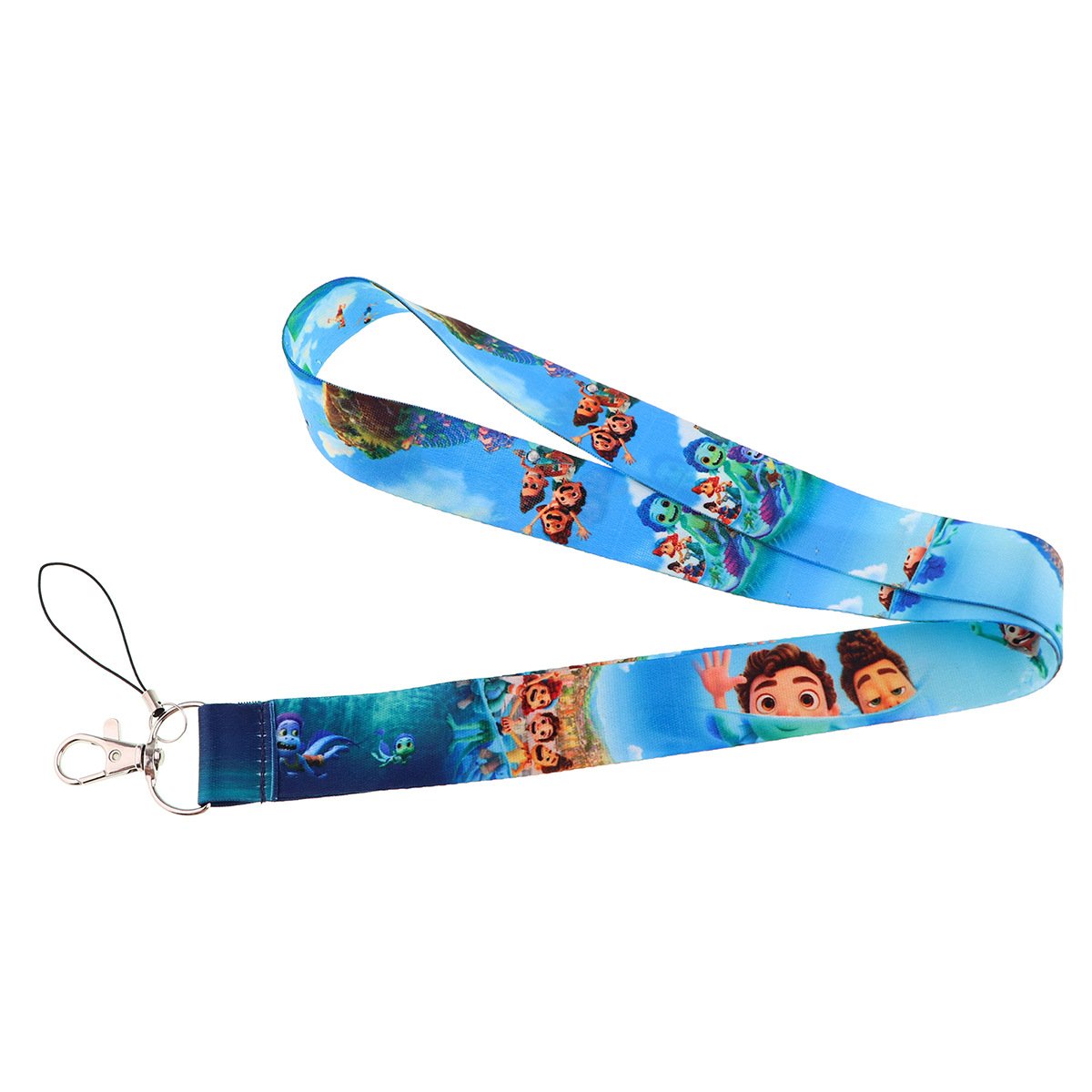 One Piece Anime Fashion Design No-Slip PVC Full Cover Shell Hanging Neck Bag Accessory Gift Card Holder