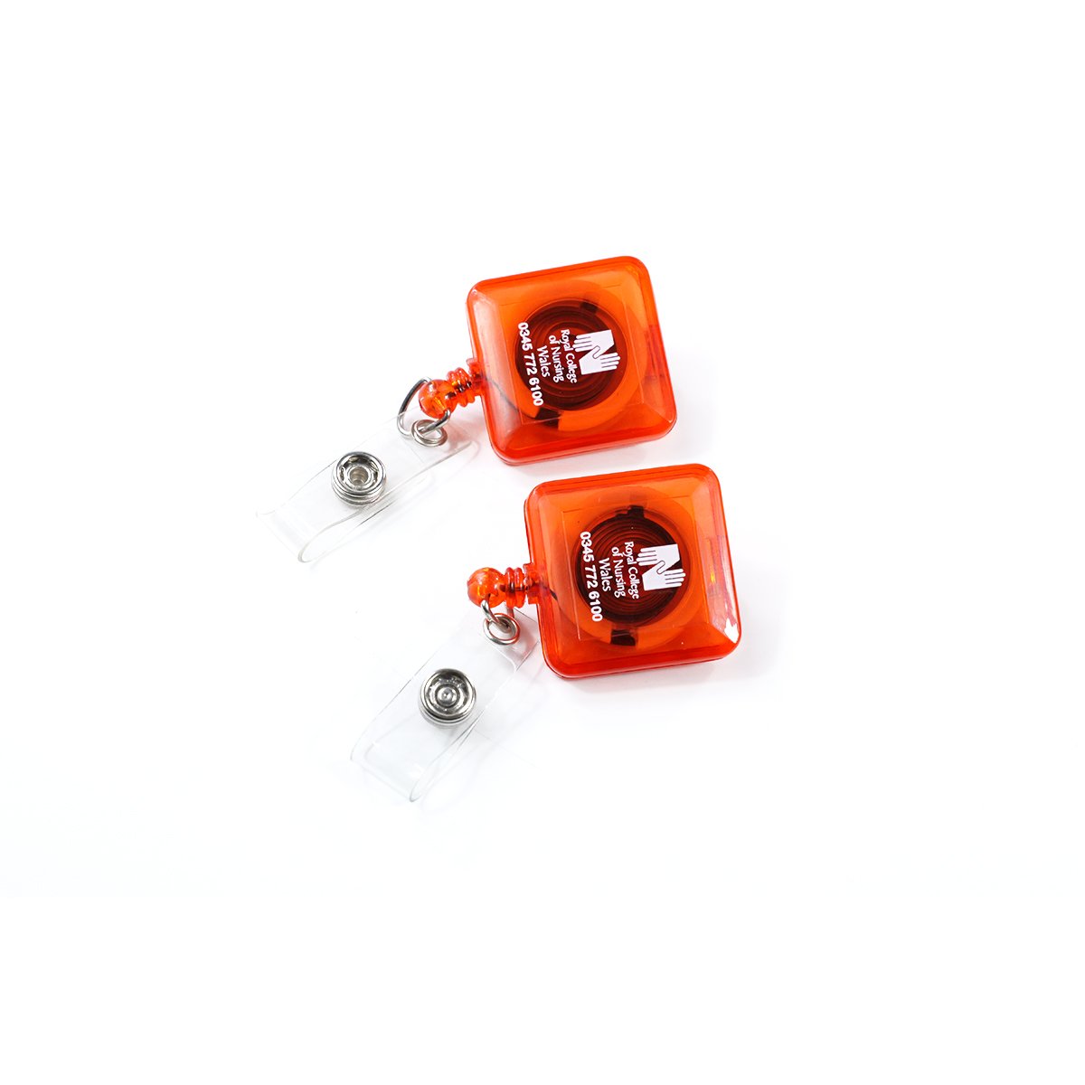 Wholesale design custom logo blank sublimation printing resin retractable id card clip badge reel holder with alligator clip