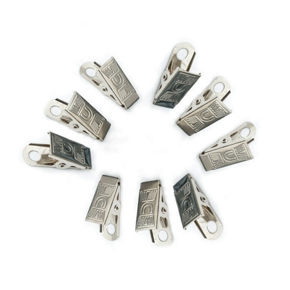 ID card holder Display clip file folder clips Metal Name Badge pins Clip